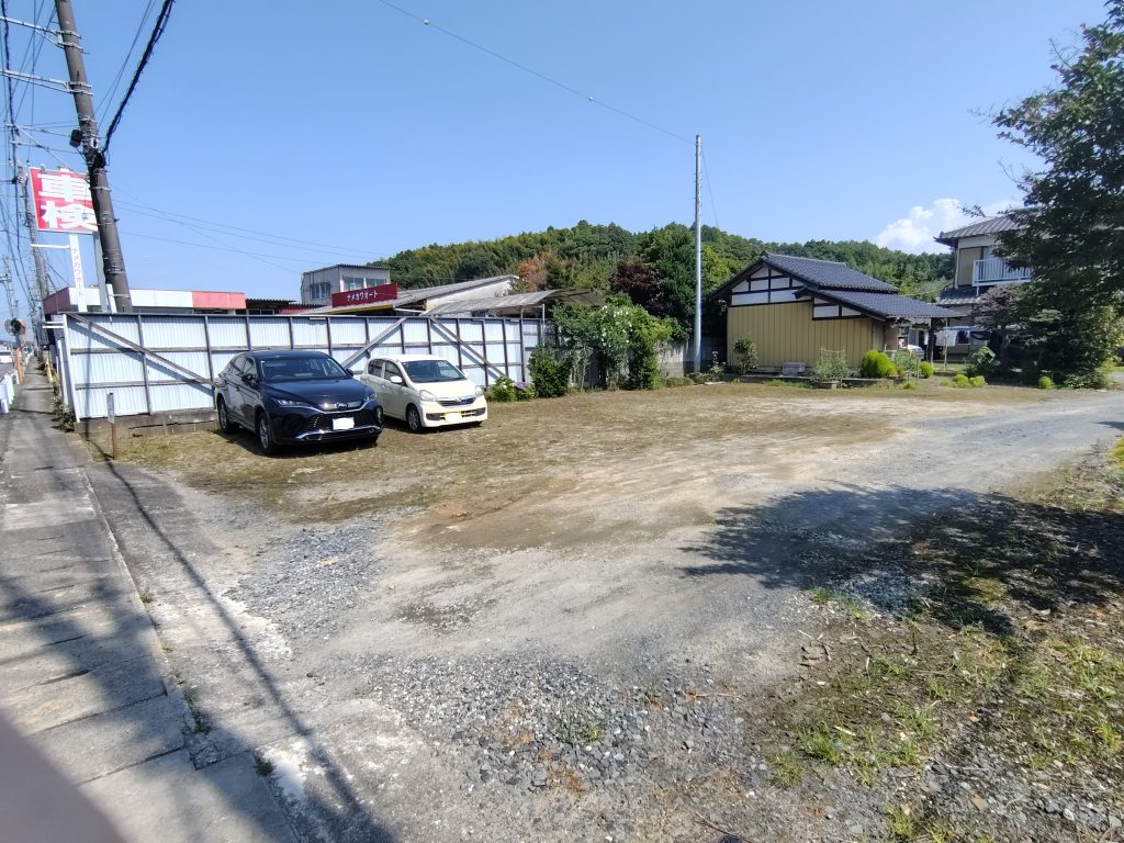 会沢ひろし後援会事務所,常陸太田市,第２駐車場外観,常陸太田市議会議員候補,博愛,郷想,立候補,必勝